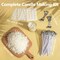 Soy Candle Wax for Candle Making 5 lbs Bag, Premium Natural Soy Wax Flakes, No additives and Pure, 100 Cotton Candle Wicks, 100 Wick Stickers, & 2 Centering Devices